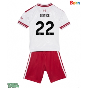 Liverpool Hugo Ekitike #22 Replika Babytøj Udebanesæt Børn 2026-27 Kortærmet (+ Korte bukser)